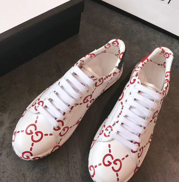 Gucci Unisex Ace sneaker with GG print 498216 White