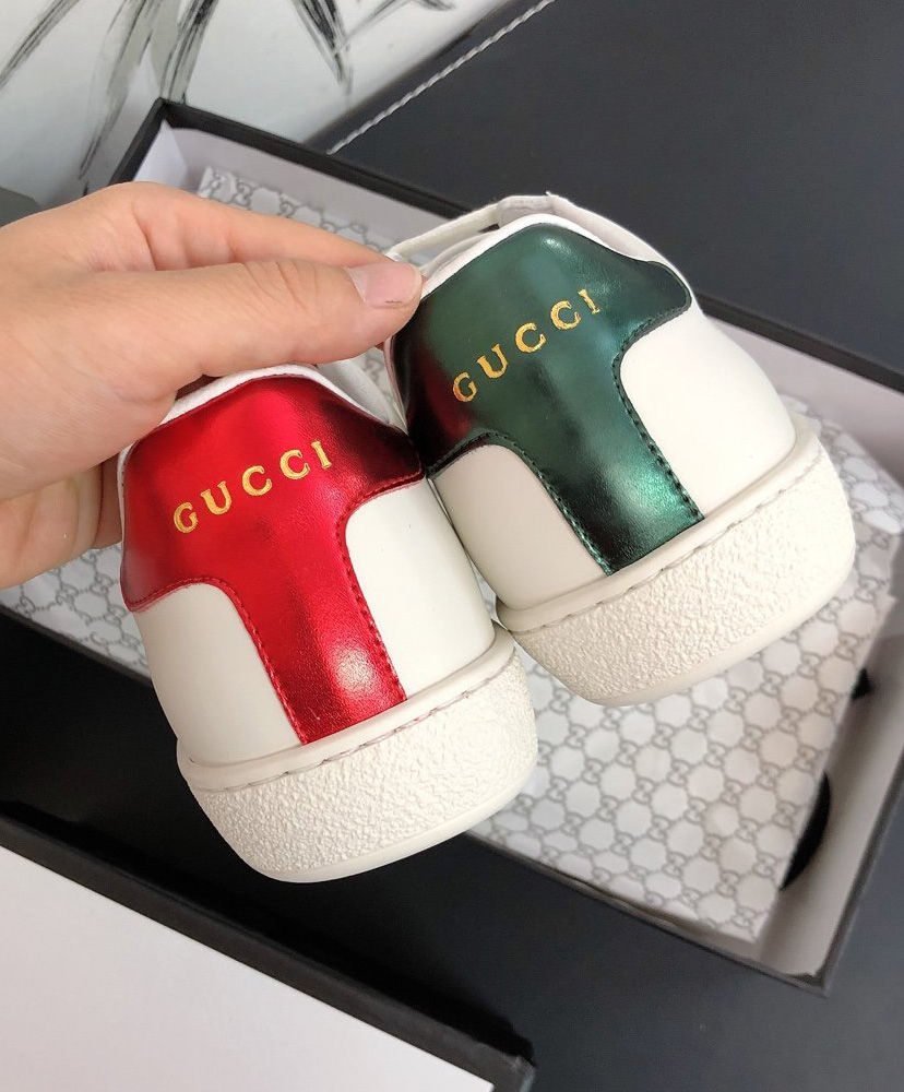 Gucci Unisex Ace sneaker with Gucci Band 603693 White - Image 8