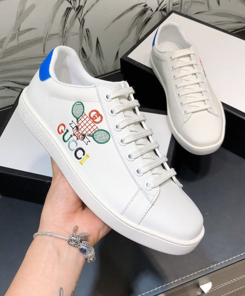 Gucci Unisex Ace sneaker with Gucci Tennis 603696 White - Replica Bags ...