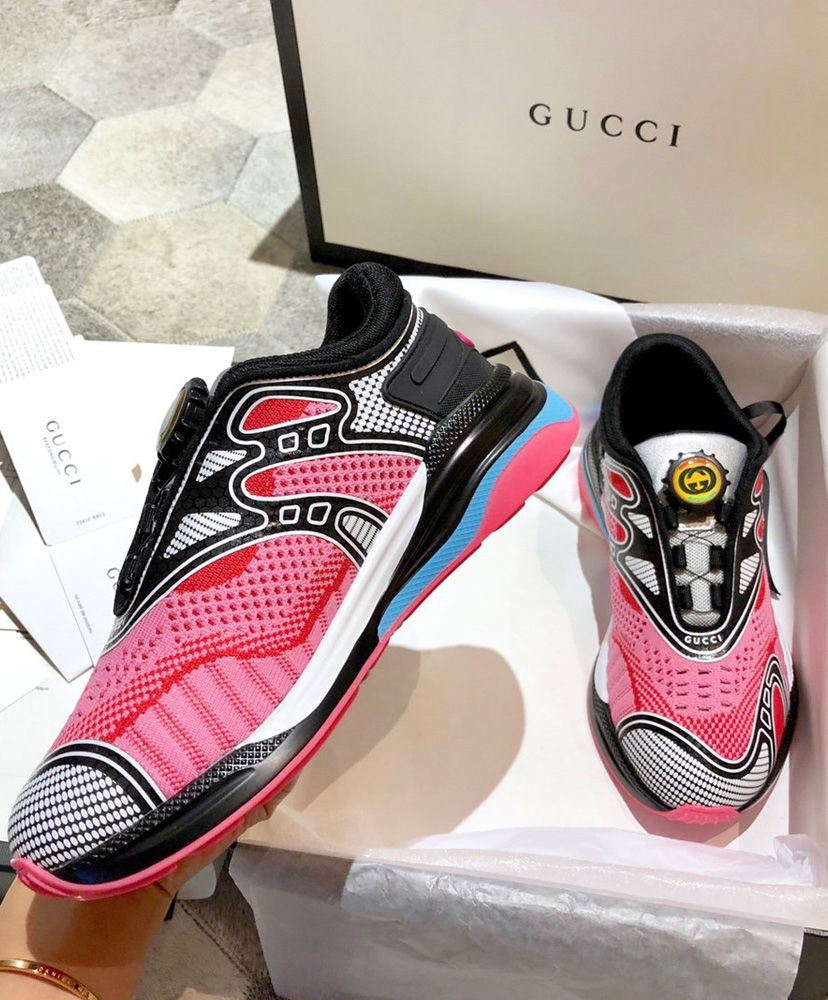 Gucci Unisex two-tone Ultrapace R sneaker Pink - AlimorLuxury