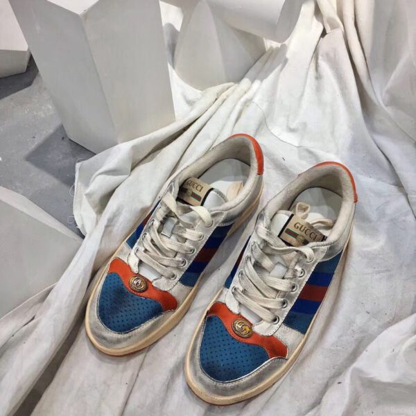 Gucci Women's Screener leather sneaker 546163 Blue