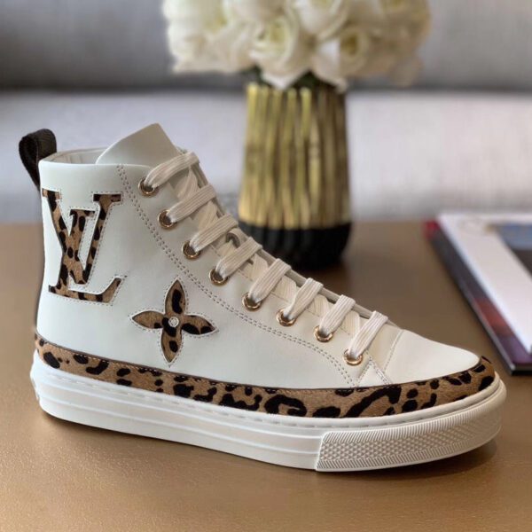 Louis Vuitton Women's Stellar Sneaker Boot 1A5NP8 White