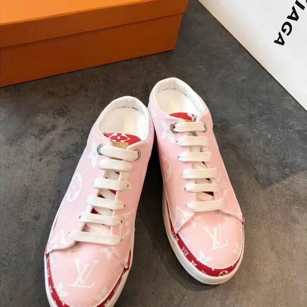Louis Vuitton Women's Frontrow Rear Sneakers 1A58DI Pink
