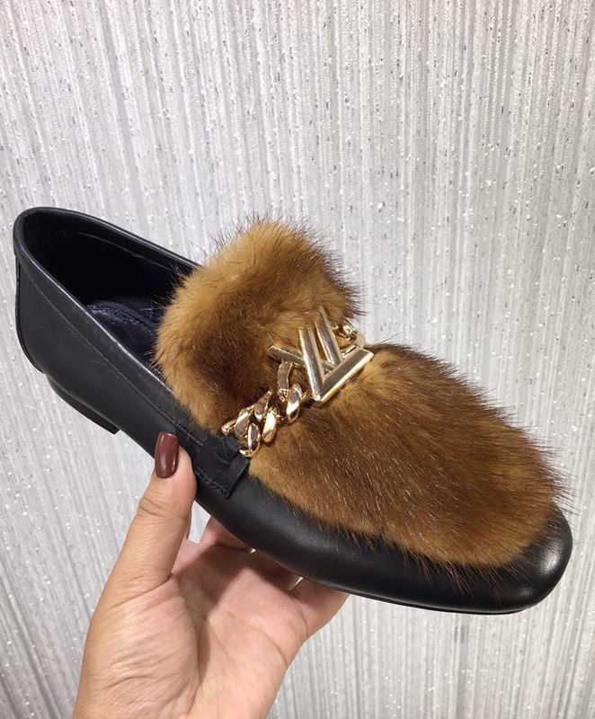 Louis Vuitton Women's Upper Case Loafers Black - Image 2