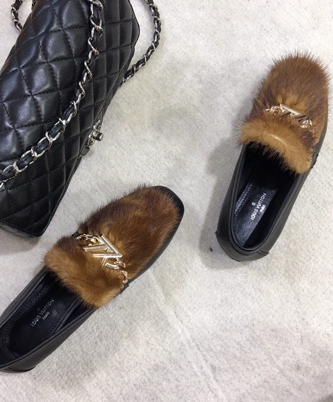 Louis Vuitton Fluffy Slippers Dhgate Blue