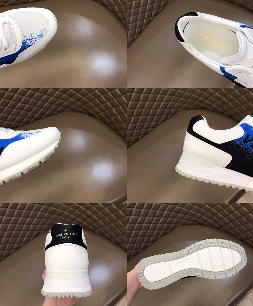 Louis Vuitton Men's Run Away Sneaker Blue - Image 9