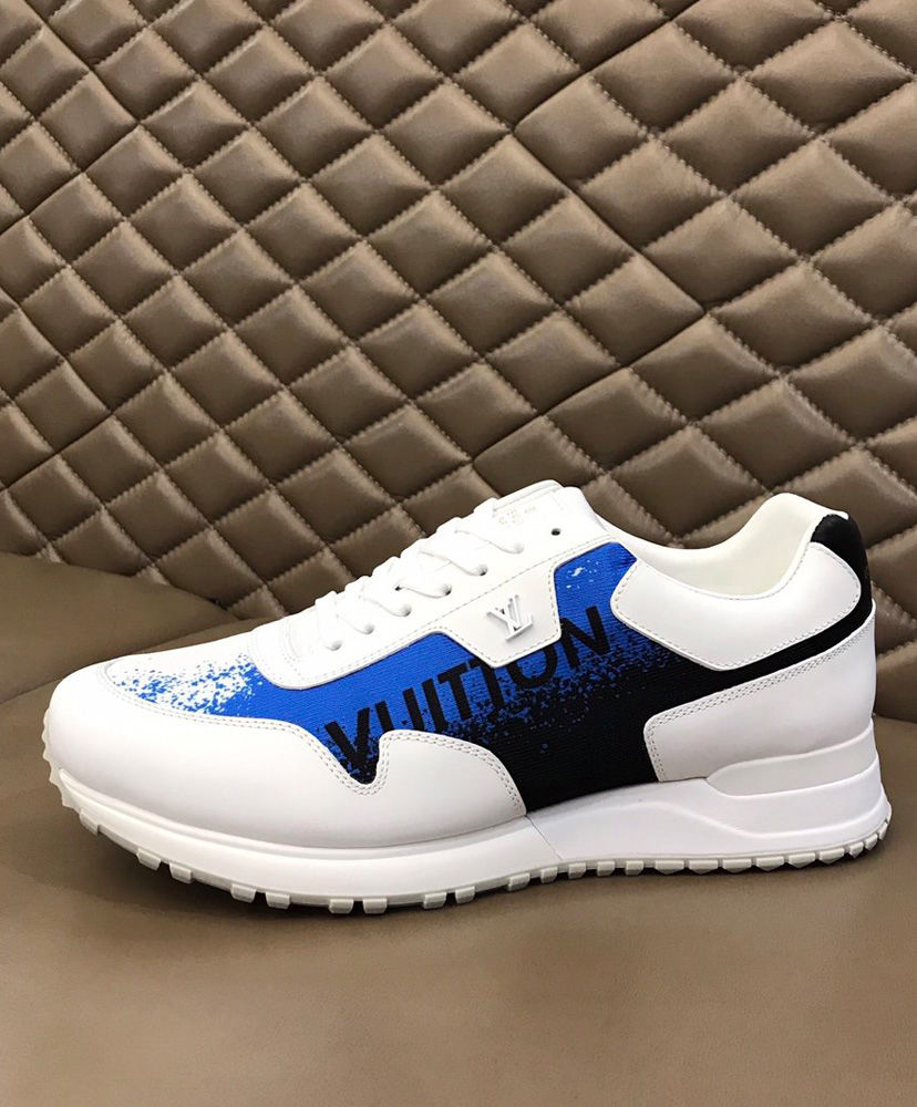 Louis Vuitton Men's Run Away Sneaker Blue - Image 4