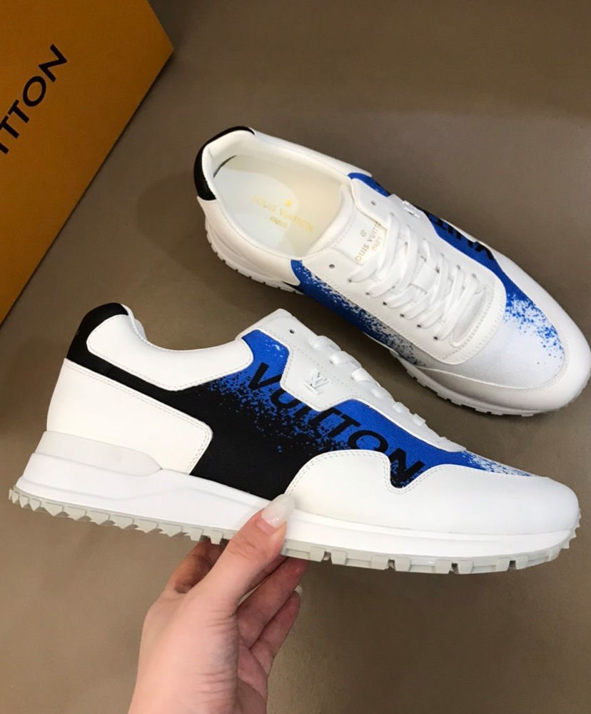 Louis Vuitton Men's Run Away Sneaker Blue - Image 5