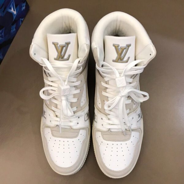 Louis Vuitton Men's LV Trainer Sneaker Boot White