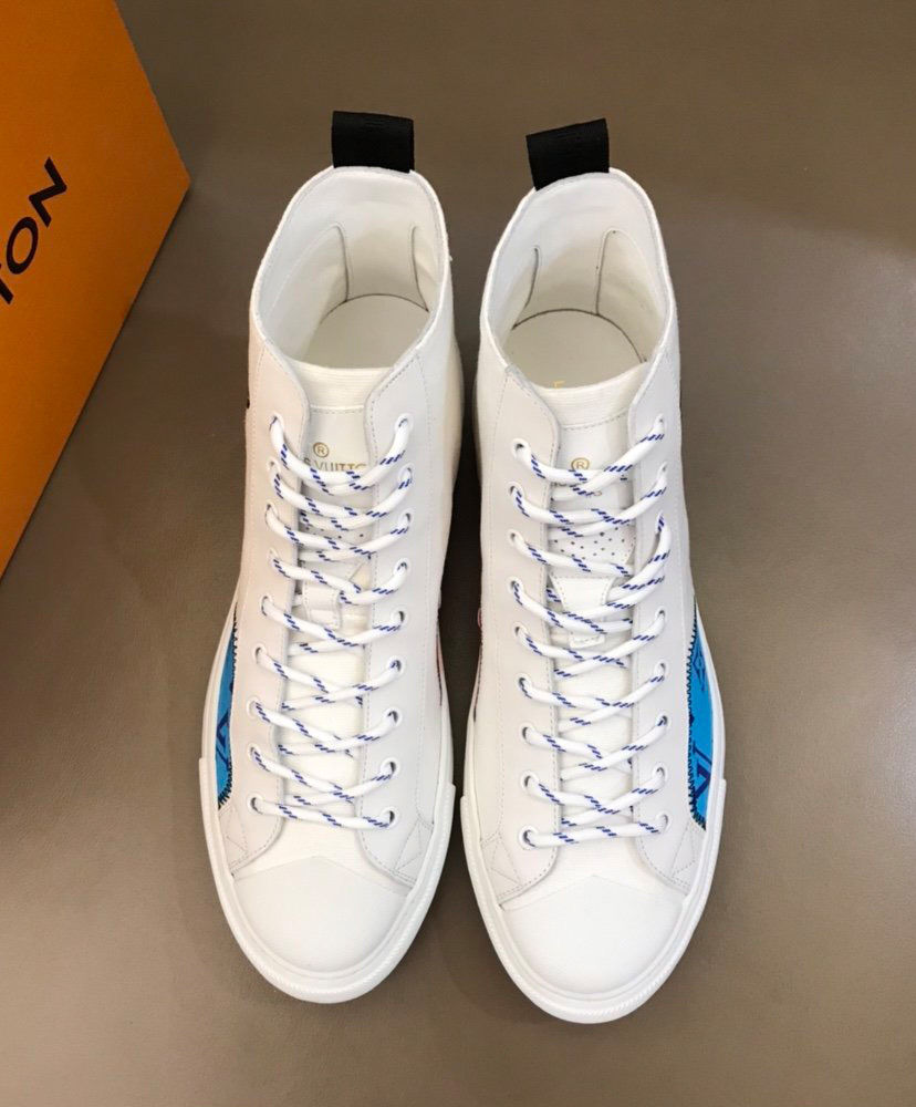 Louis Vuitton Men's Tattoo Sneaker Boot White