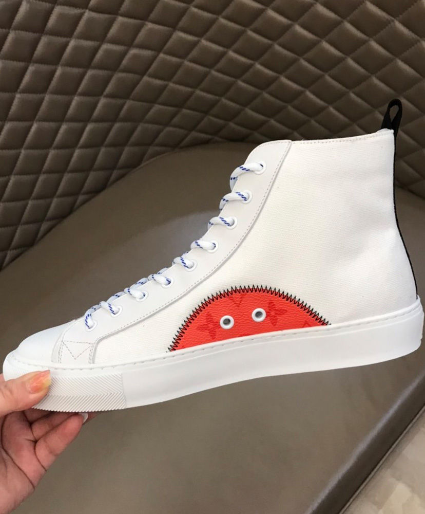 Louis Vuitton Men's Tattoo Sneaker Boot White - Image 8