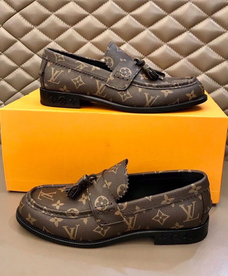 Louis Vuitton Men's Voltaire Loafers Brown AlimorLuxury