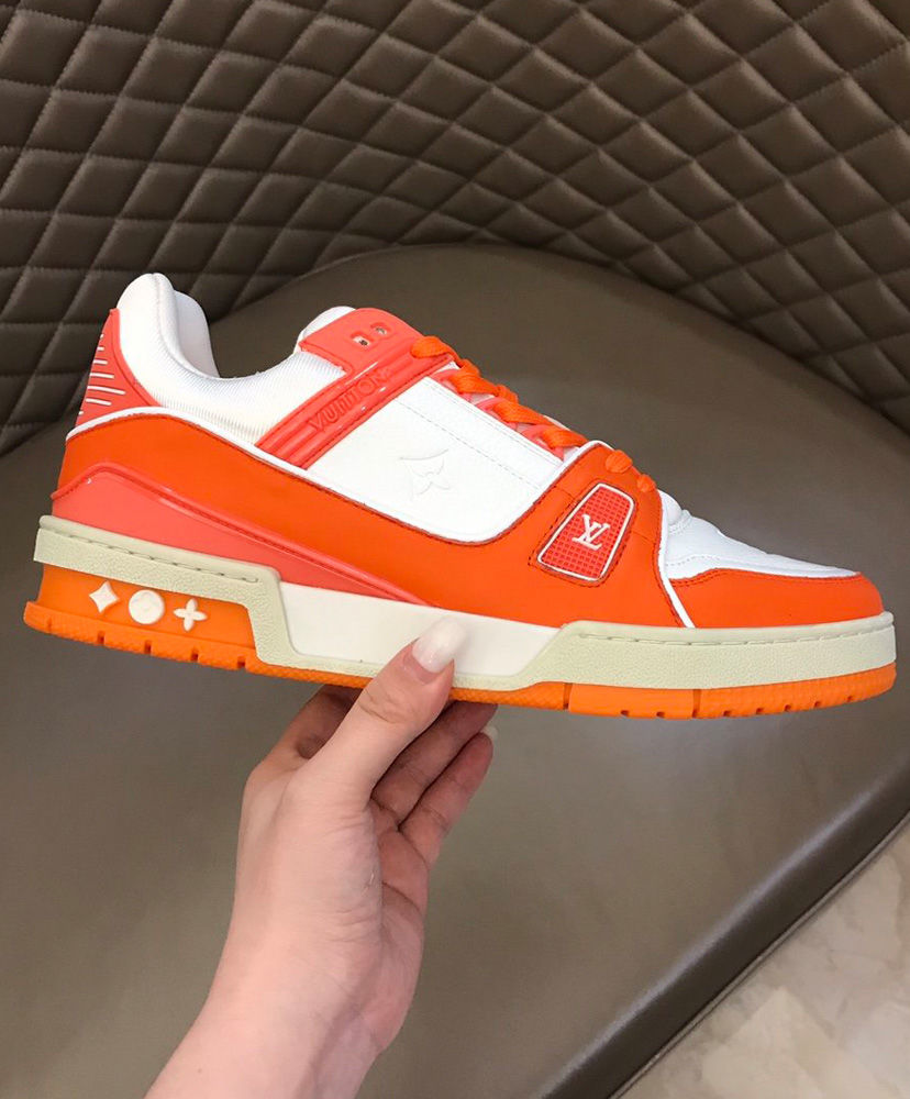 Orange Louis Vuitton Trainers | Paul Smith