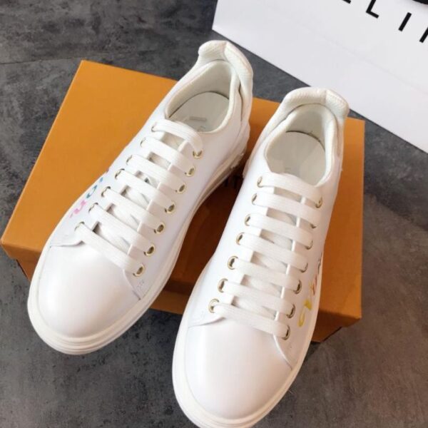 Louis Vuitton Women's Beaubourg platform Derby 1A5SNT White