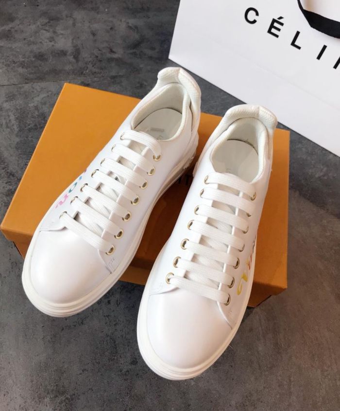 Louis Vuitton Women's Beaubourg platform Derby 1A5SNT White