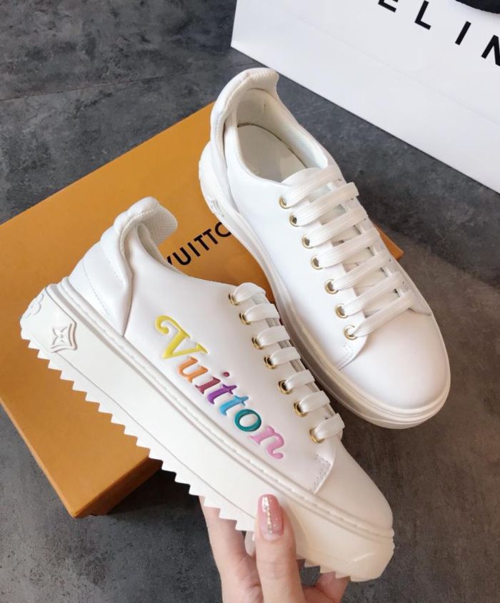 Louis Vuitton Women's Beaubourg platform Derby 1A5SNT White - Image 2