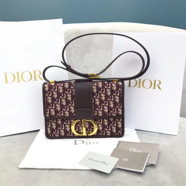 Christian Dior 30 Montaigne Oblique Replica Purse Red