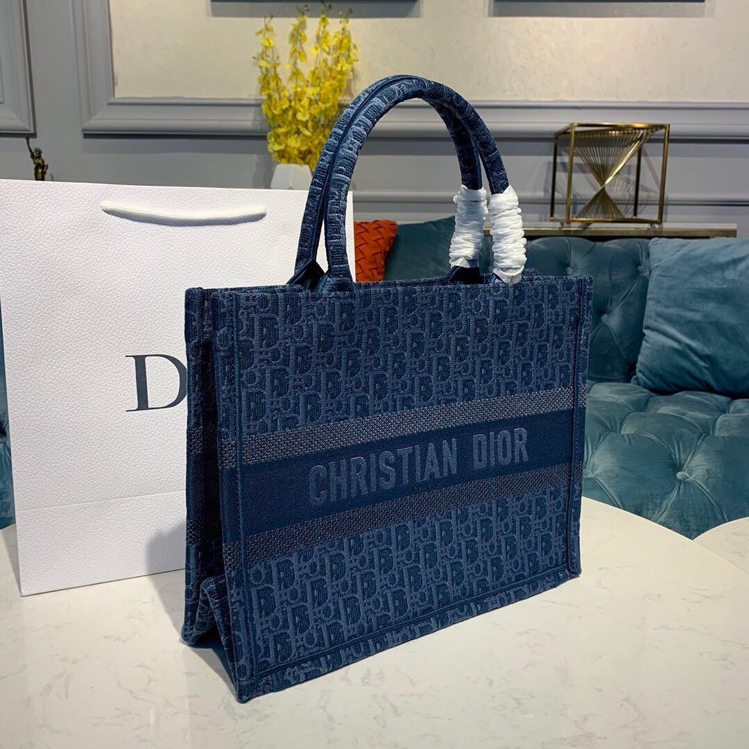 Christian Dior Book Tote Blue bag - Replica Bags and Shoes online Store -  AlimorLuxury