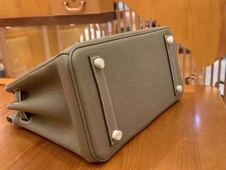 Hermes Birkin Taupe Brown 25 Bag - Image 9