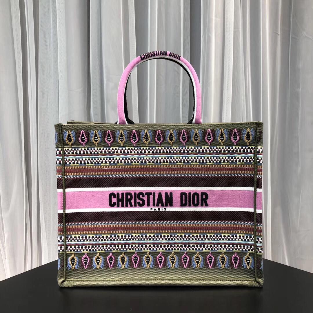 Replica Dior Book Tote Bag Embroidered Canvas - Replica Bags and Shoes ...