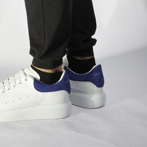 navy blue suede alexander mcqueen