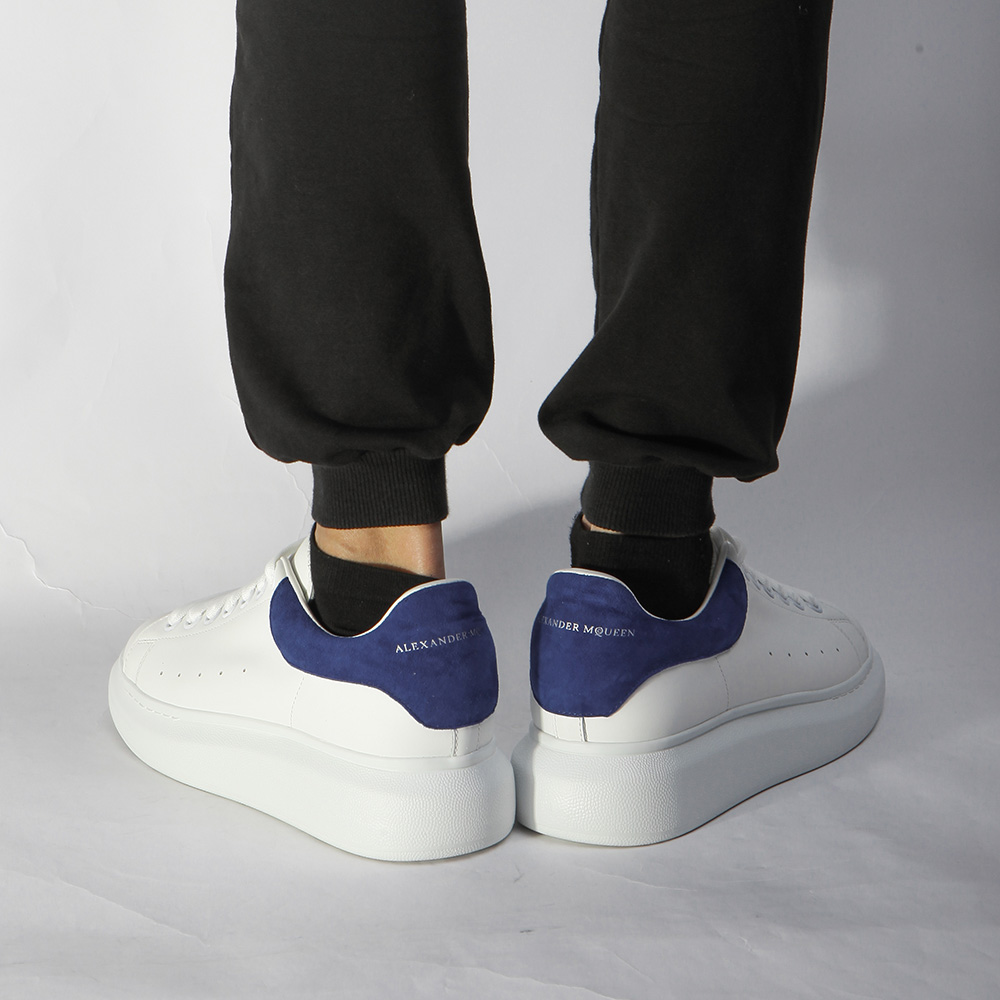 navy blue suede alexander mcqueen