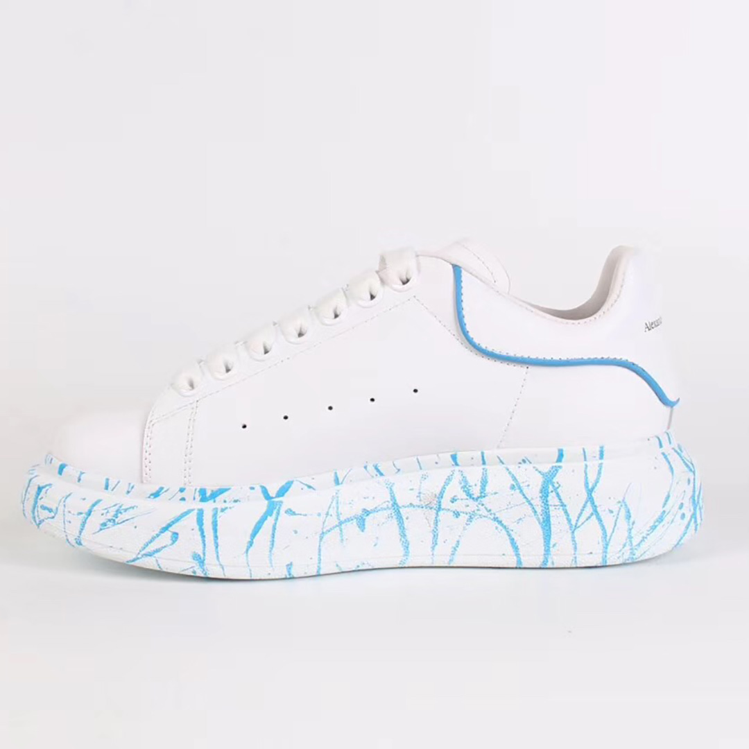 alexander mcqueen blue and white
