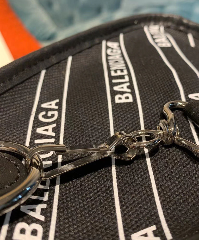 Balenciaga Classic City Medium Canvas Tote Black 30 cm - Image 5