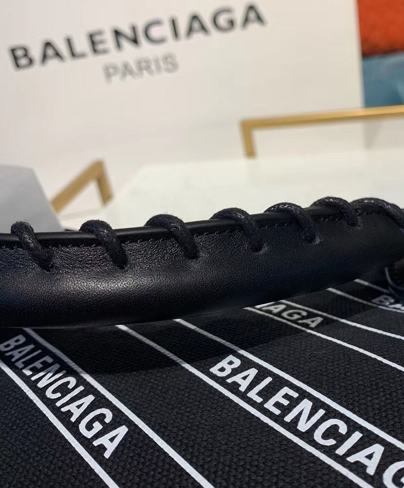 Balenciaga Classic City Medium Canvas Tote Black 30 cm - Image 6