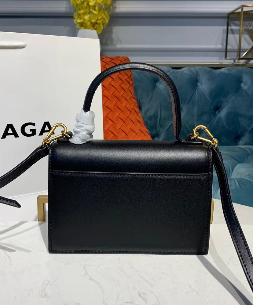 Balenciaga Sharp XS Leather Shoulder Bag Black - Image 2