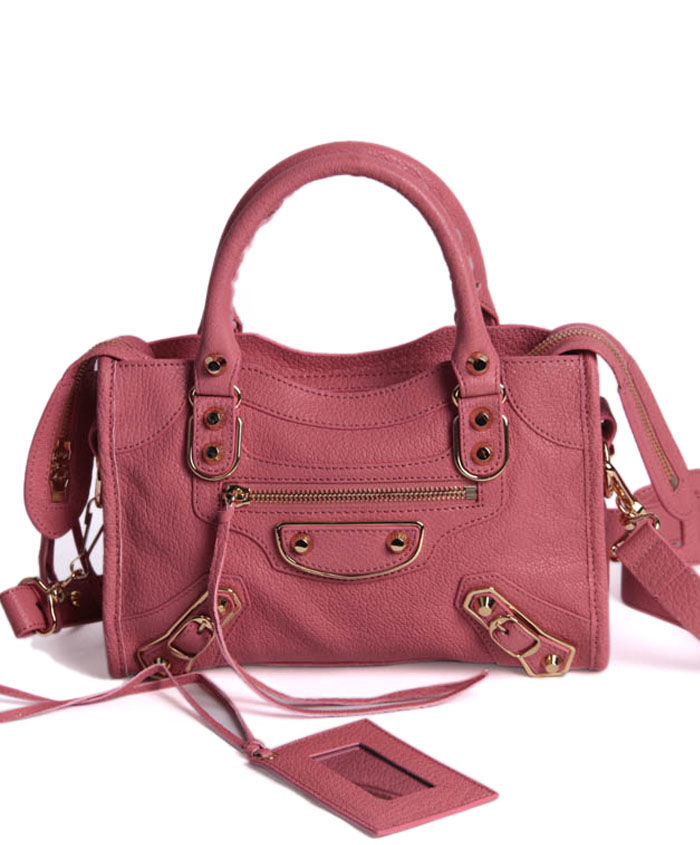 balenciaga pink tote