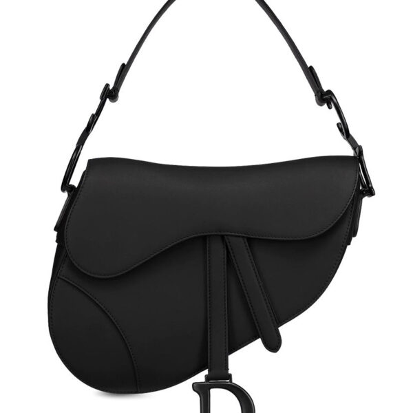 Christian Dior Saddle Ultra-Matte Bag Black - AlimorLuxury