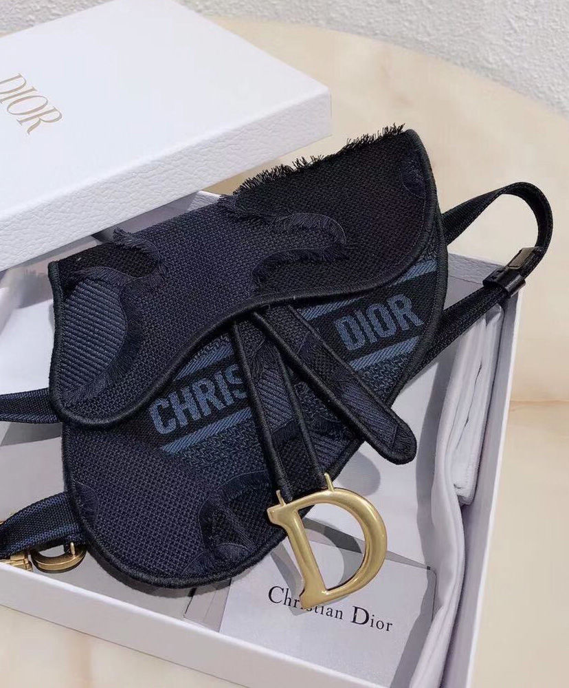 Christian Dior Saddle Camouflage Pouch Belt