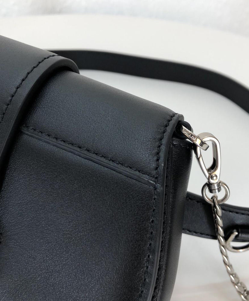 Prada Sidonie leather belt-bag Black - Image 2