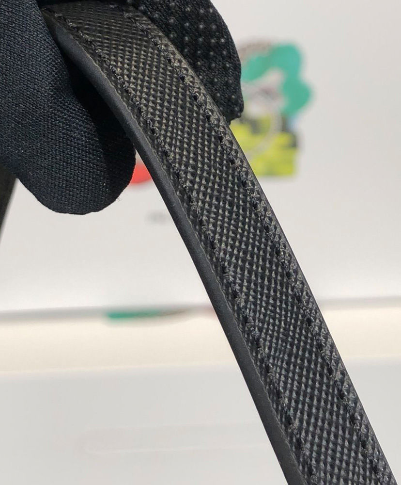 Prada Re-Edition 2005 nylon and Saffiano leather mini-bag Black - Image 4