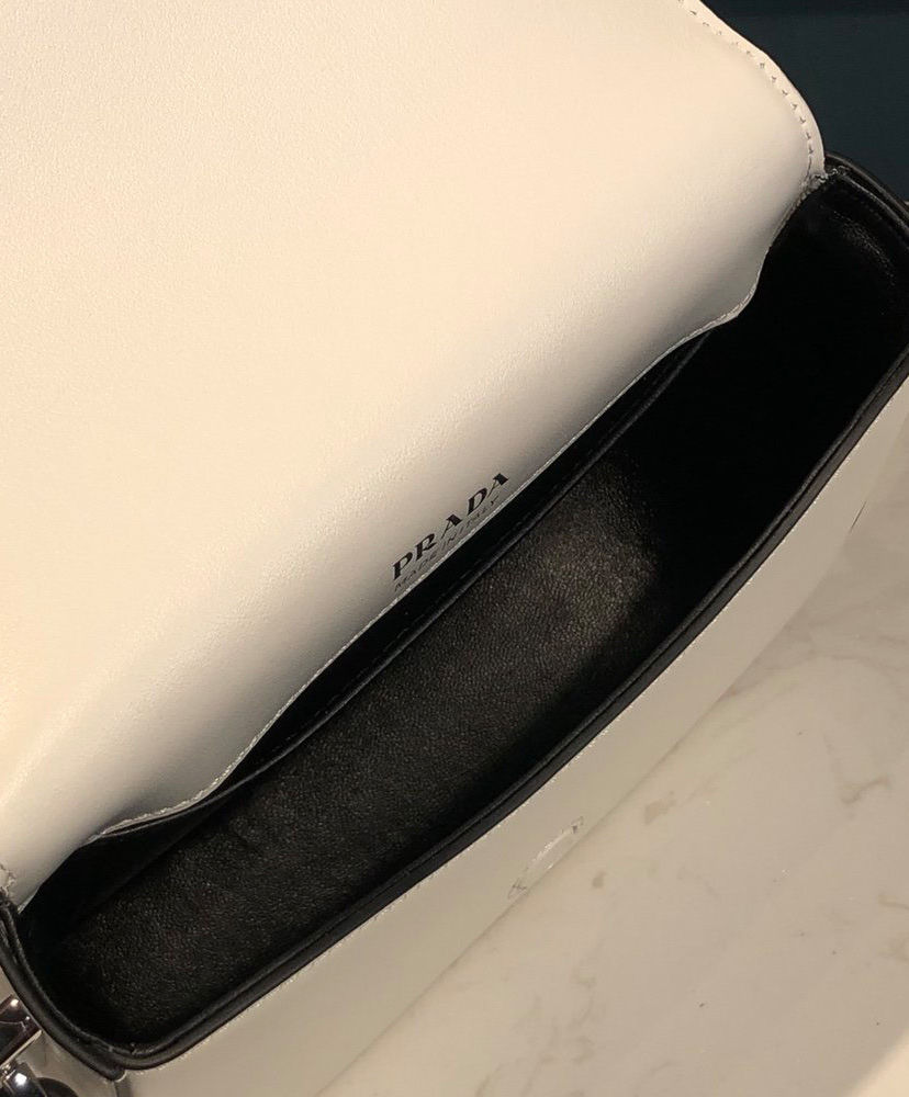 Prada Saffiano leather shoulder bag White - Image 2