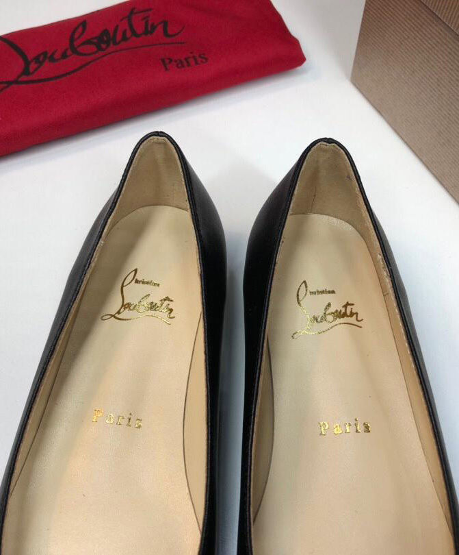 louboutin clear flats