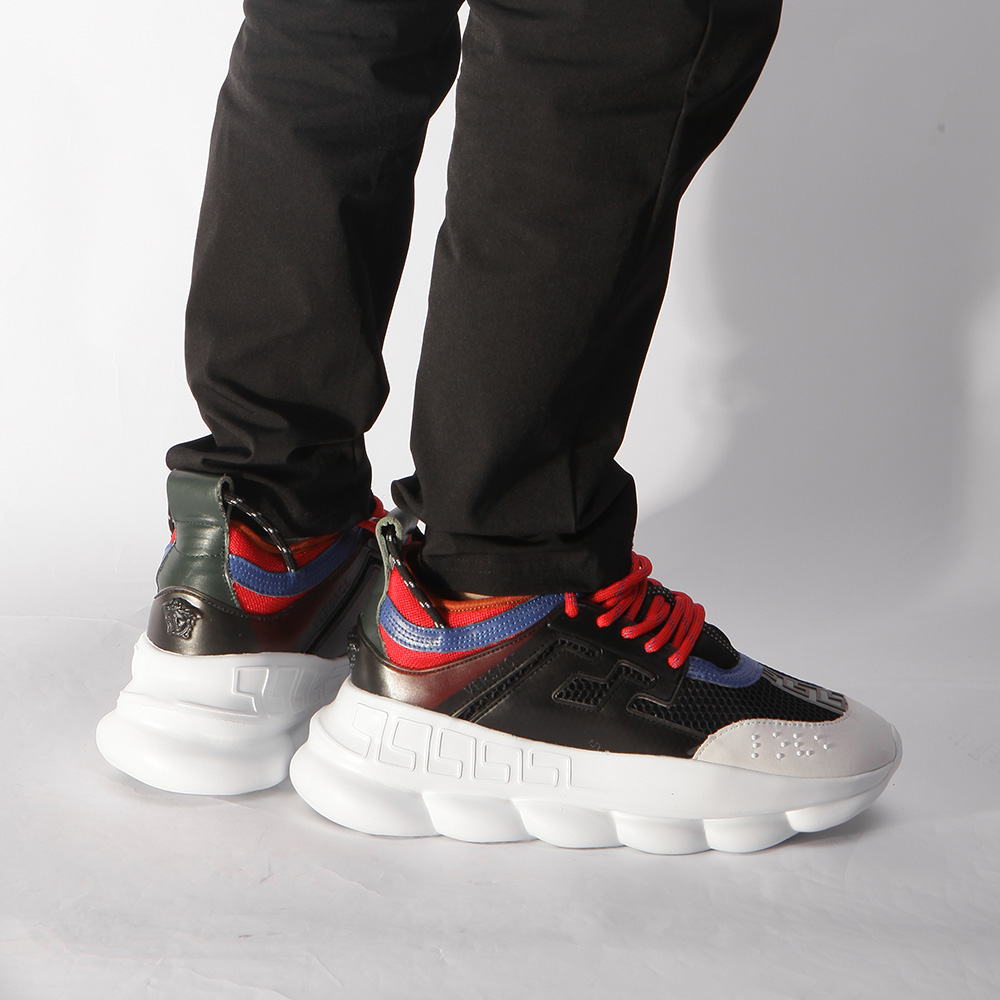 Replica Versace x The 2 Chainz âChainz Reactionâ Sneakers(Red&Black&White) - AlimorLuxury