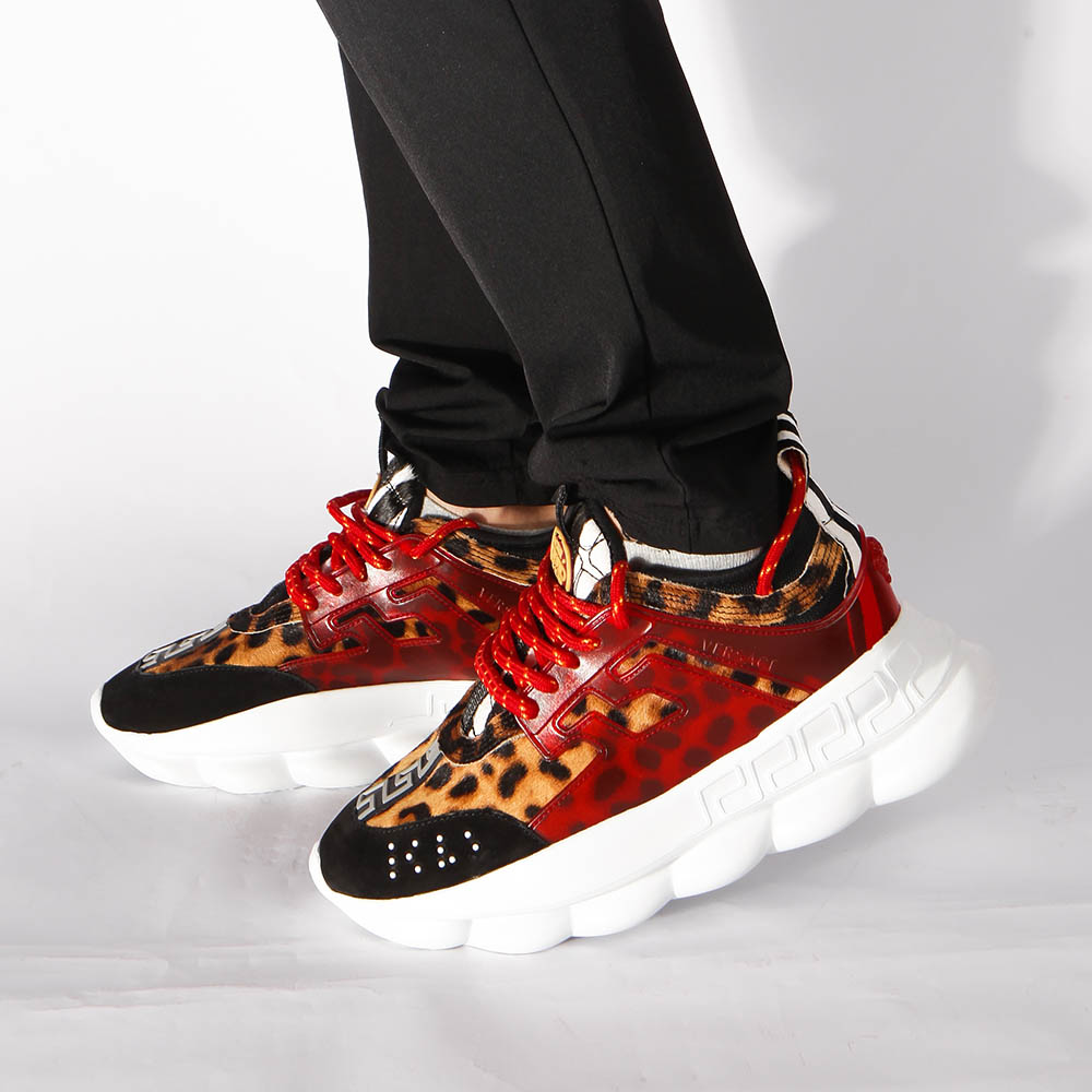 Replica Versace x The 2 Chainz “Chainz Reaction” Spotted Sneakers ...