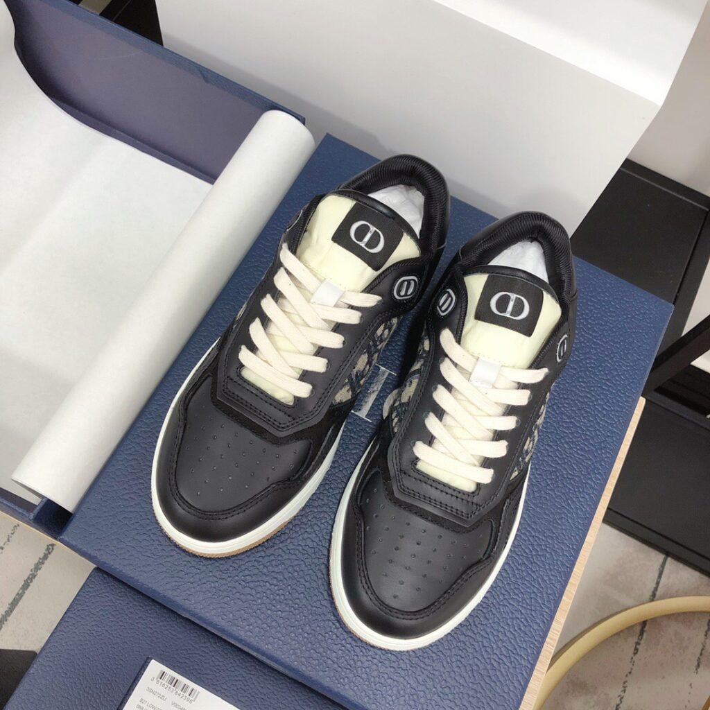 DIOR B27 LOW-TOP BLACK SNEAKER - AlimorLuxury