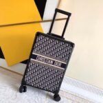 CHRISTIAN DIOR OBLIQUE TROLLEY DIORTRAVEL SUITCASE