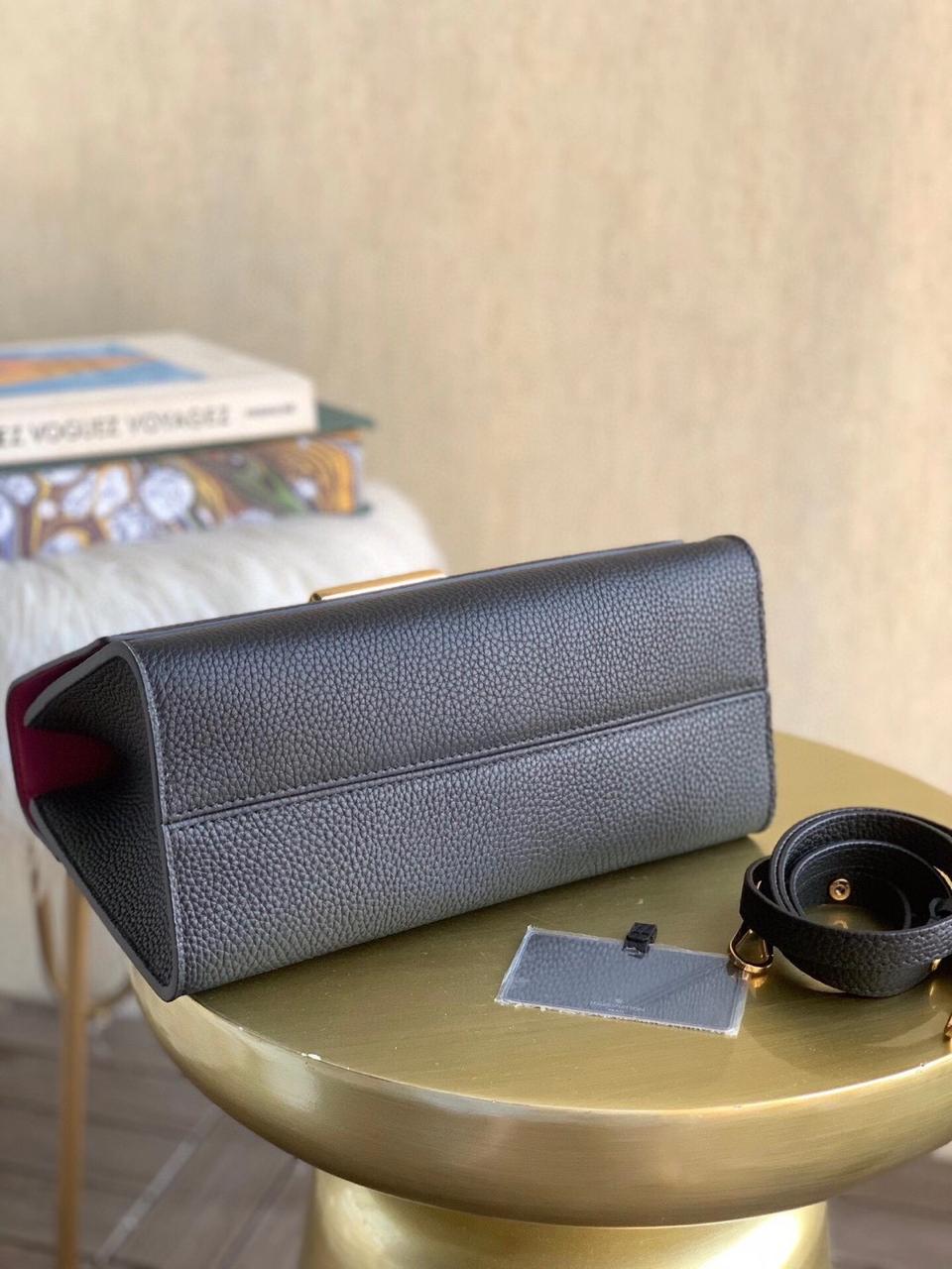 LV TWIST ONE HANDLE BLACK PURSE MM M57090 - Image 5