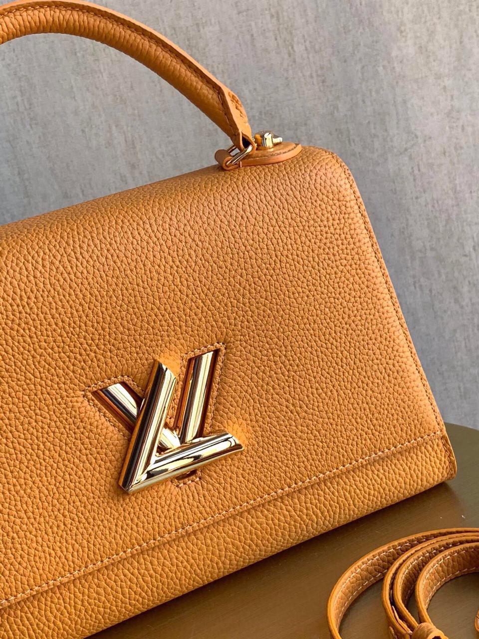 LV TWIST ONE HANDLE ORANGE BAG MM - Image 2