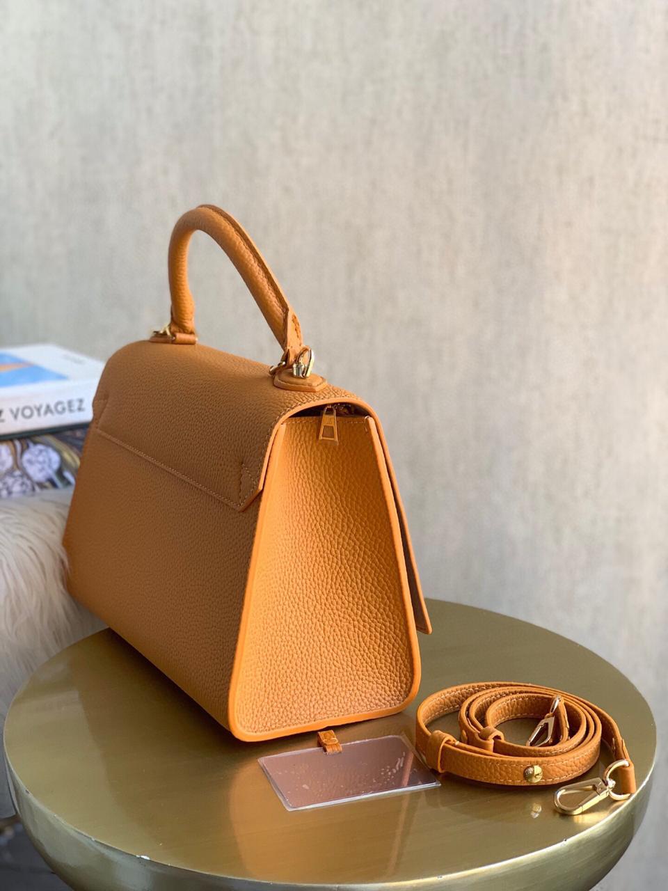 LV TWIST ONE HANDLE ORANGE BAG MM - Image 11