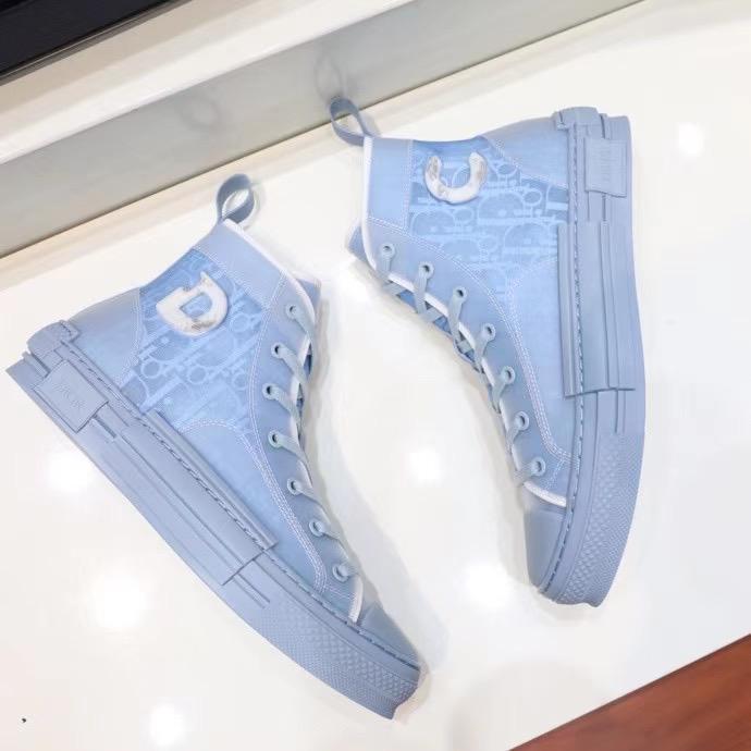 blue dior high top sneakers