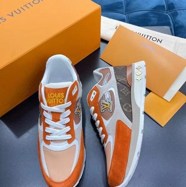 louis vuitton run away sneaker orange