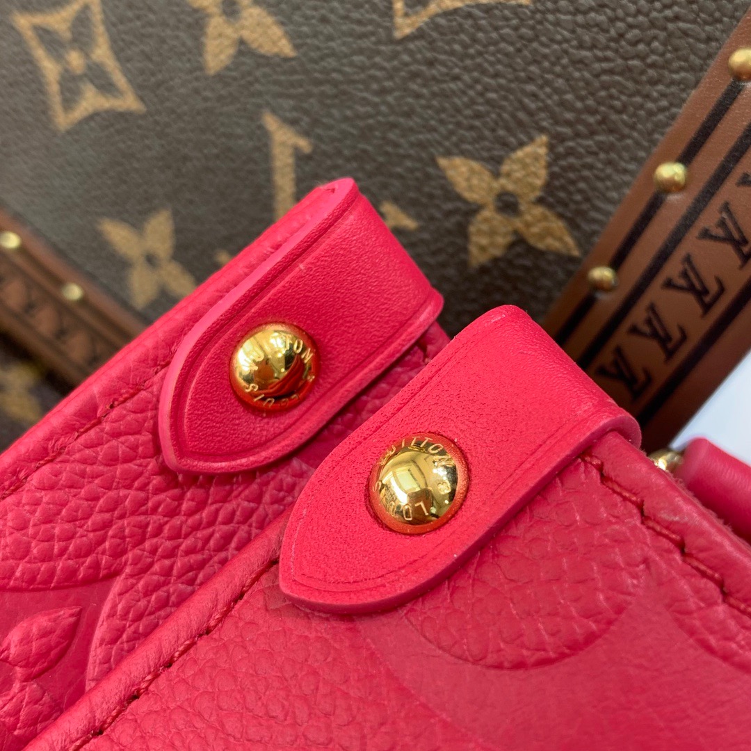 LV ONTHEGO PM FREESIA PINK PURSE M45660 - Image 5