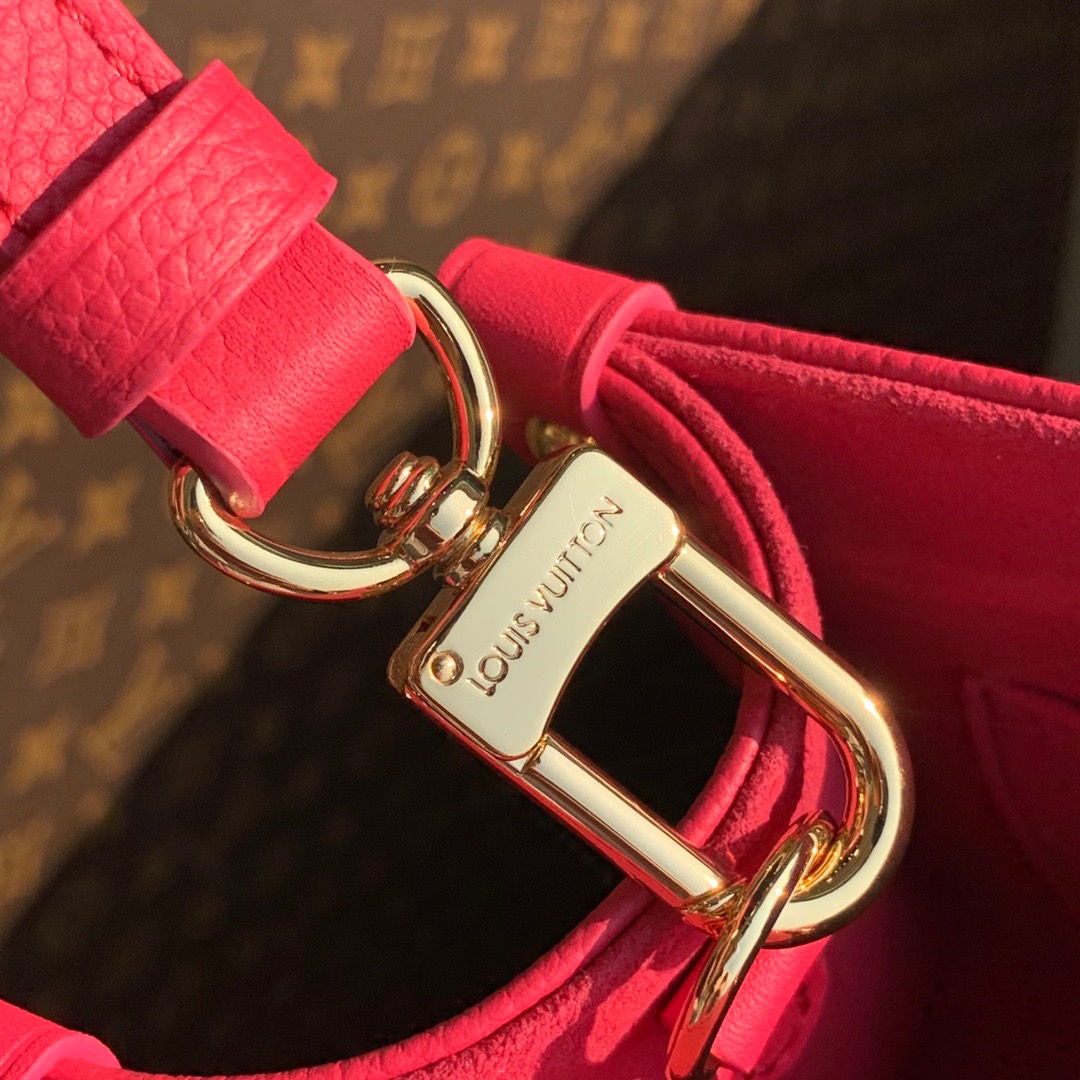 LV ONTHEGO PM FREESIA PINK PURSE M45660 - Image 8