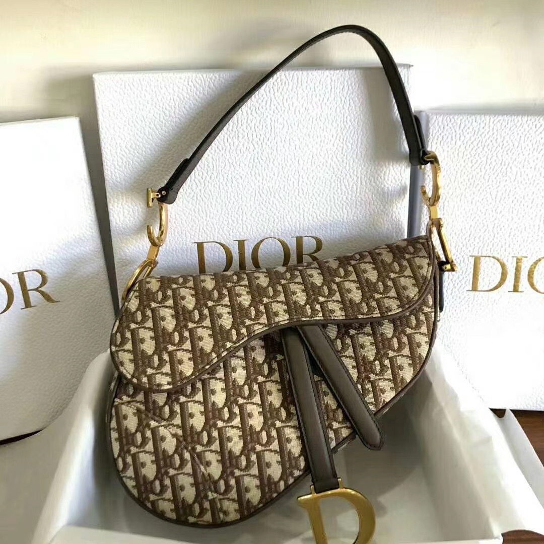 brown dior bag