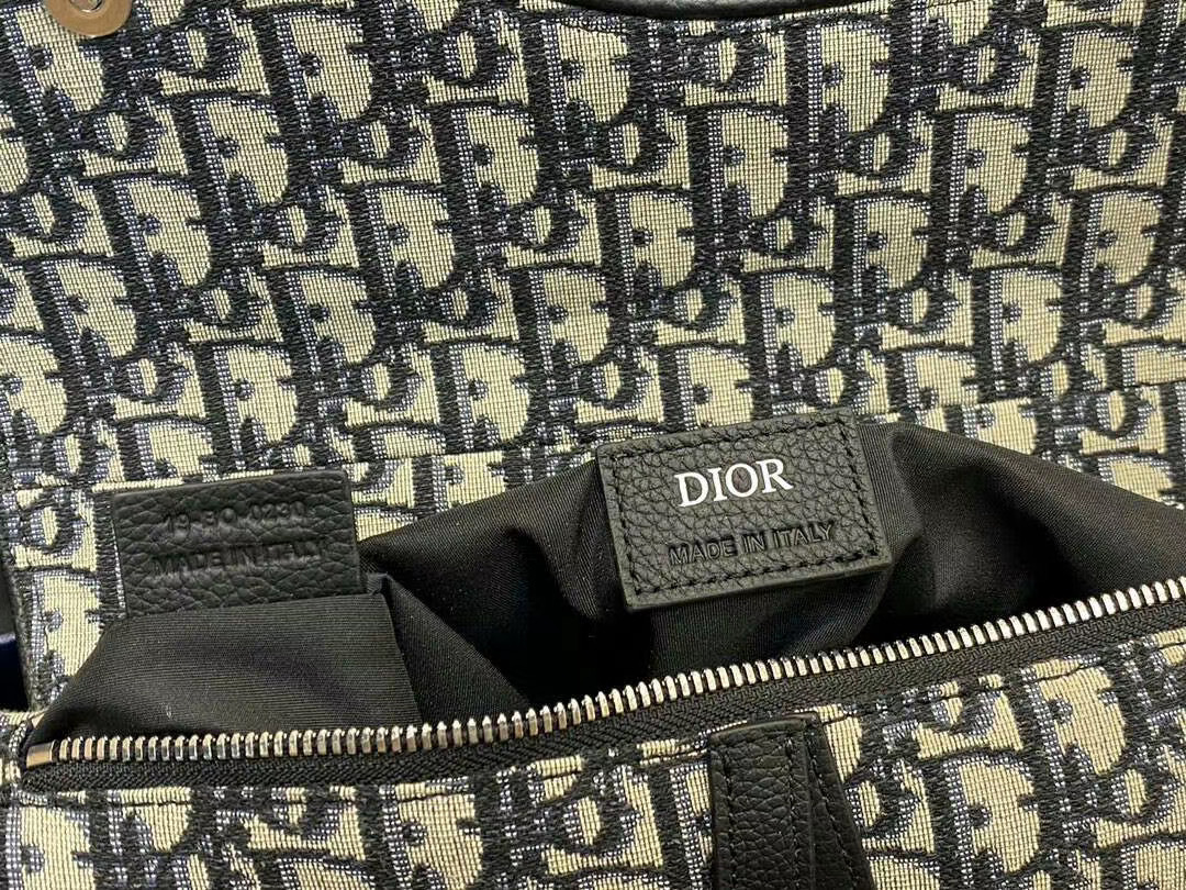 Men's Dior Saddle Bag Beige and Black Dior Oblique Jacquard AlimorLuxury